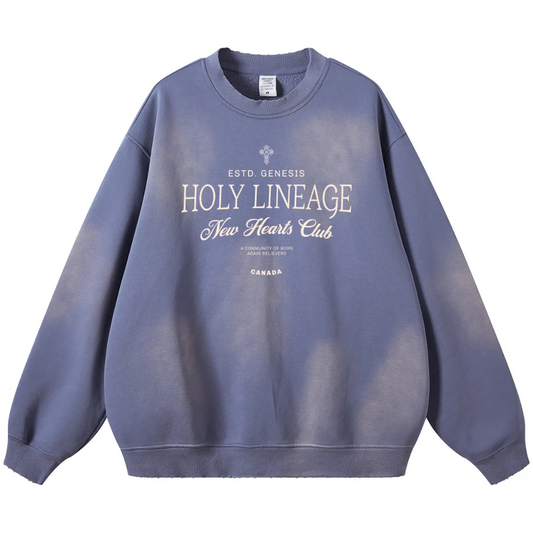 New Hearts Club Monkey Washed Dyed Sweatshirt