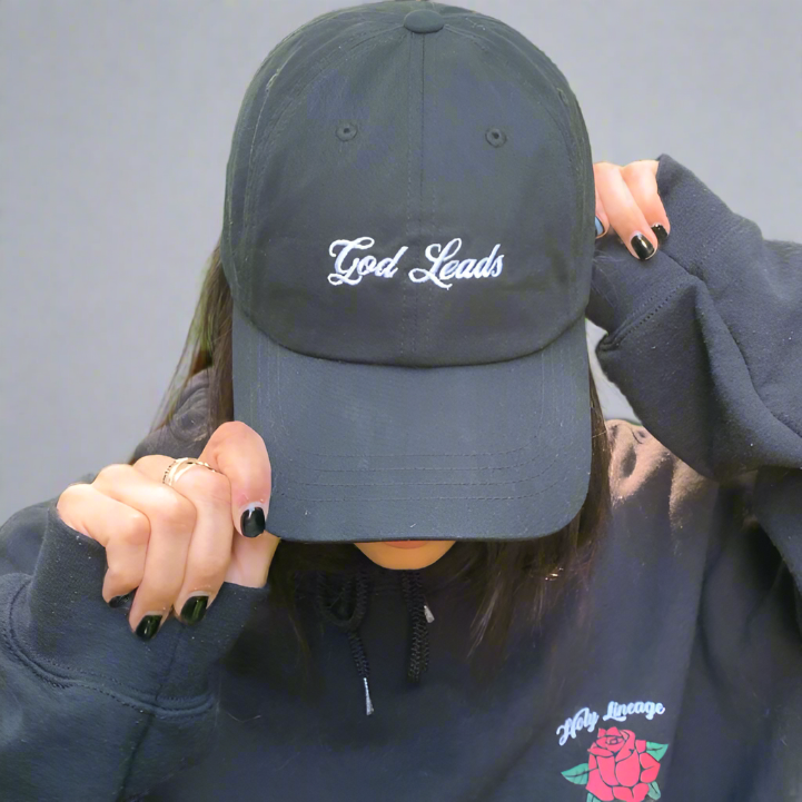 God Leads I Follow Baseball Cap