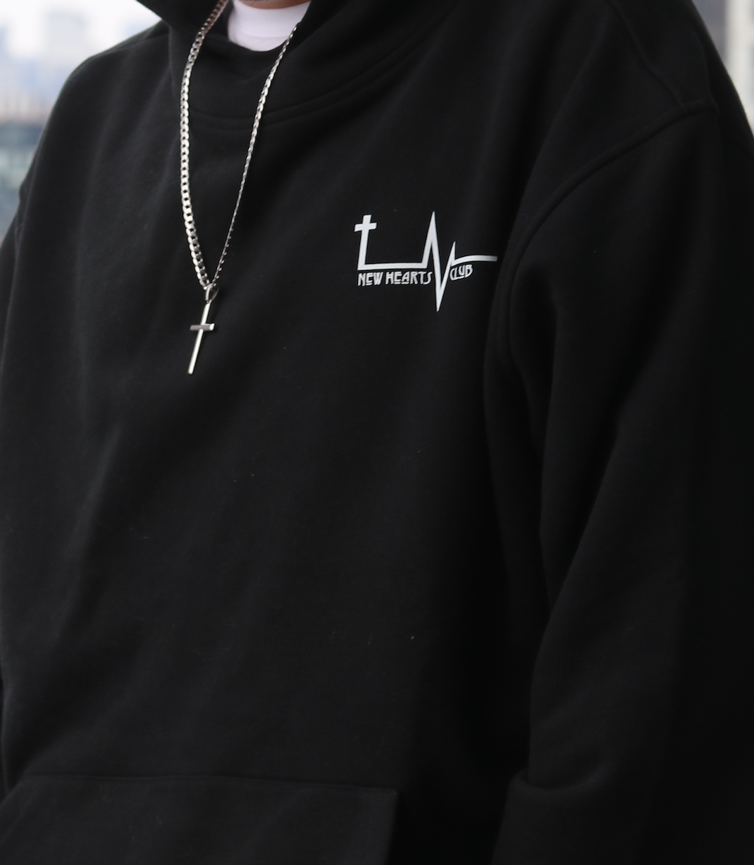 New Hearts Club High Neck Hoodie