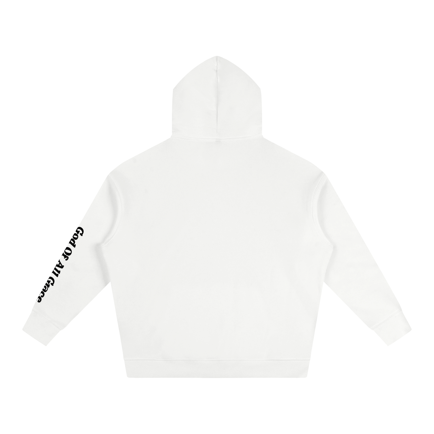 God of All Grace Sleeve Print Oversize Hoodie