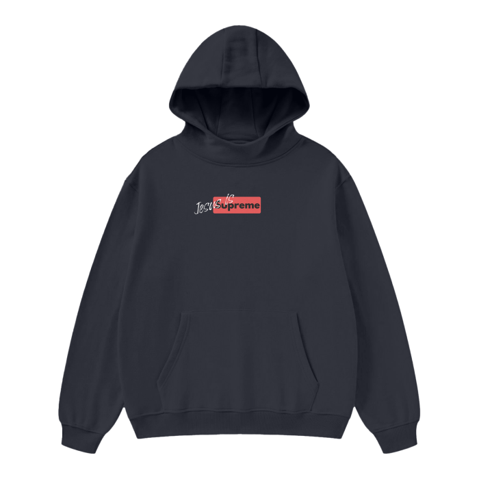 Jesus Is Supreme High Neck Hoodie Holy Lineage