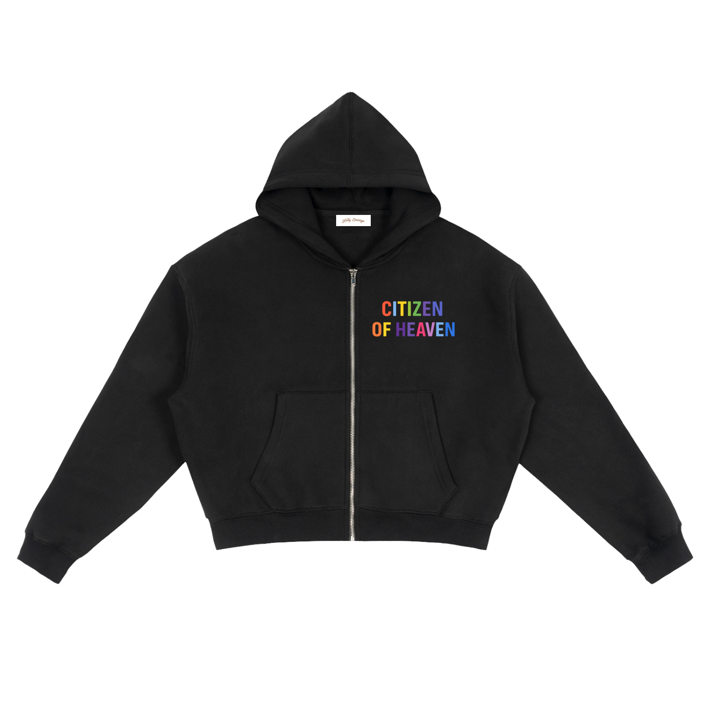Citizen of Heaven Zip-Up Boxy Hoodie