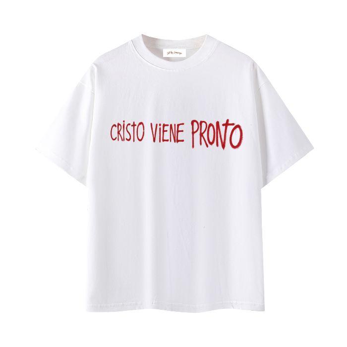 Cristo Viene Pronto Cotton Tee