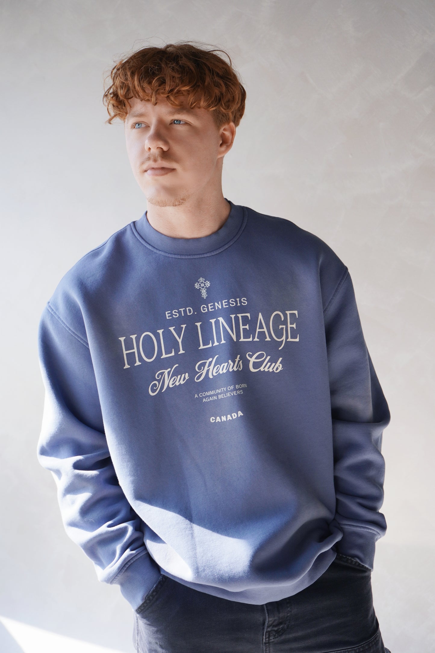 New Hearts Club Monkey Washed Dyed Sweatshirt