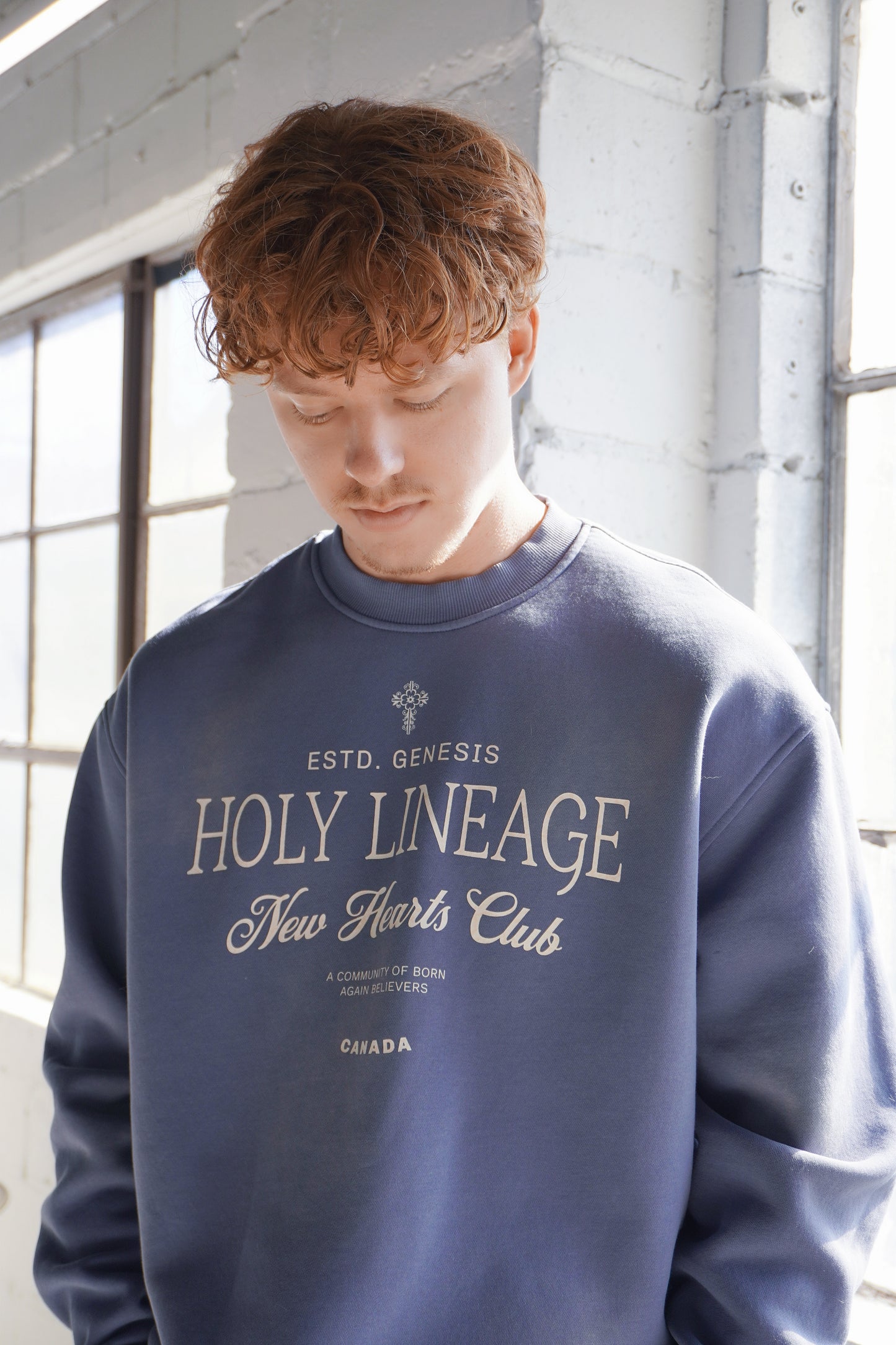 New Hearts Club Monkey Washed Dyed Sweatshirt
