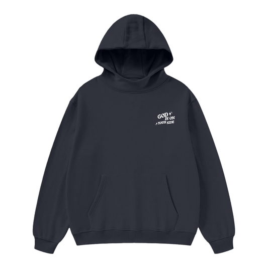 GOD is on your side High Neck Hoodie