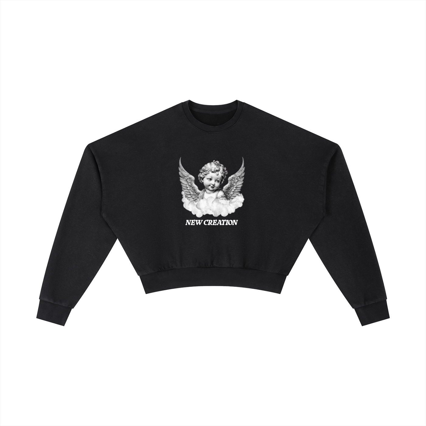 New Creation Vintage Cropped Sweatshirt
