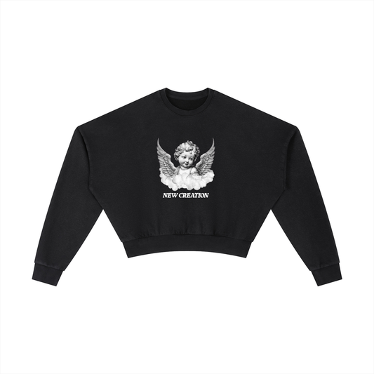 New Creation Vintage Cropped Sweatshirt