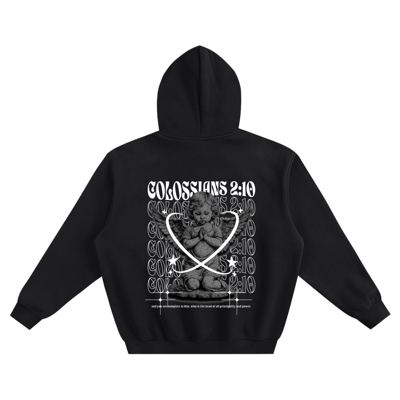 Colossians 2:10 Fleeced Boxy Hoodie