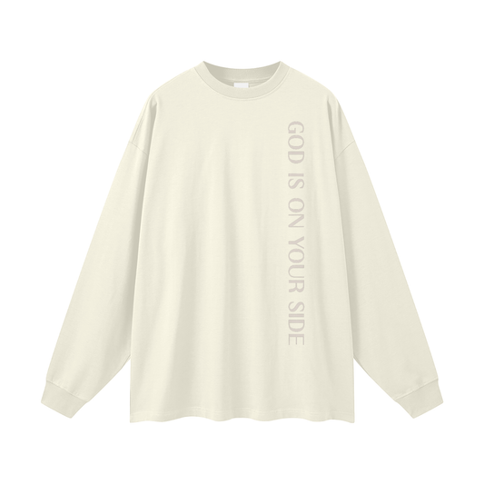 God is on your side Long Sleeve Tee