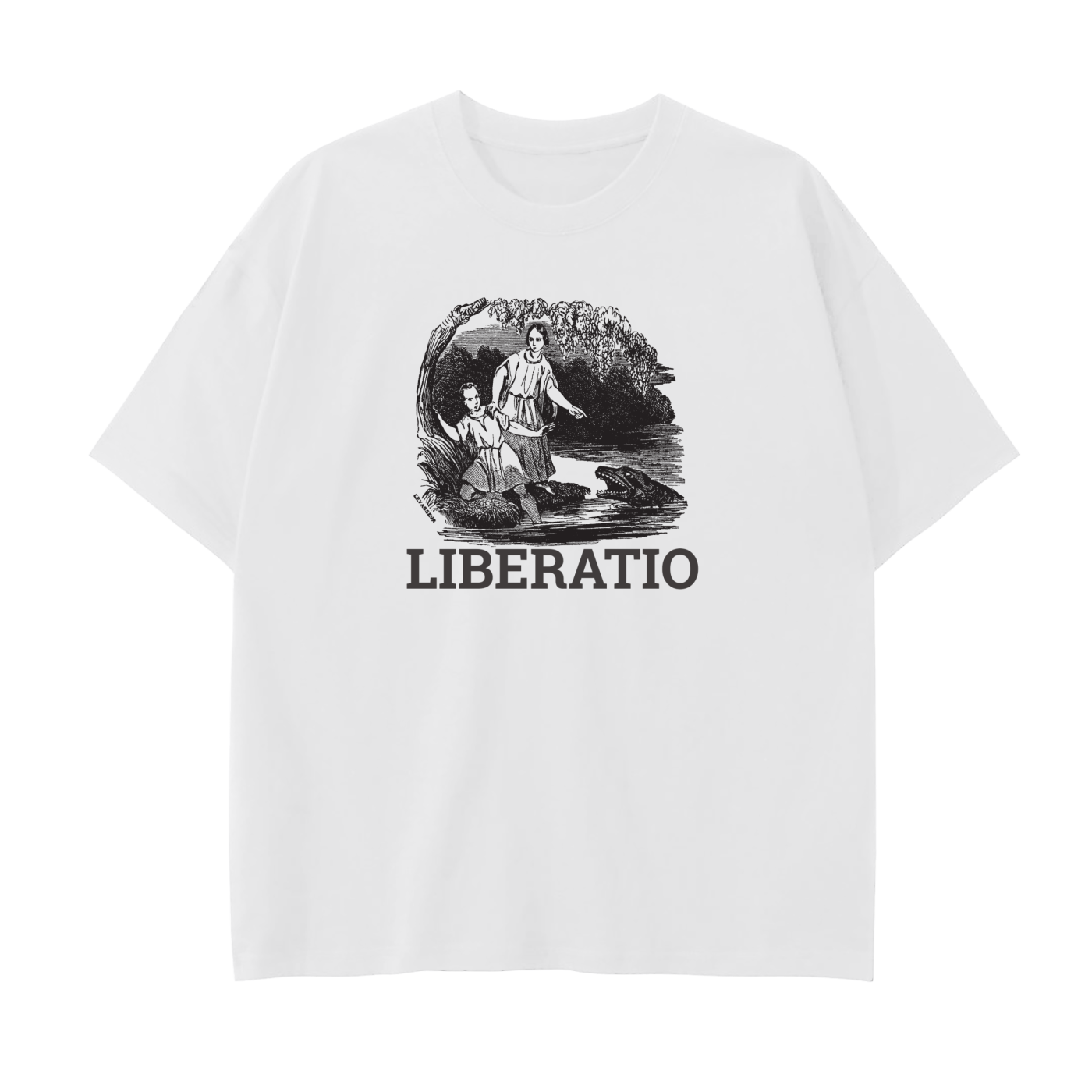 LIBERATIO Drop Shoulder Tee