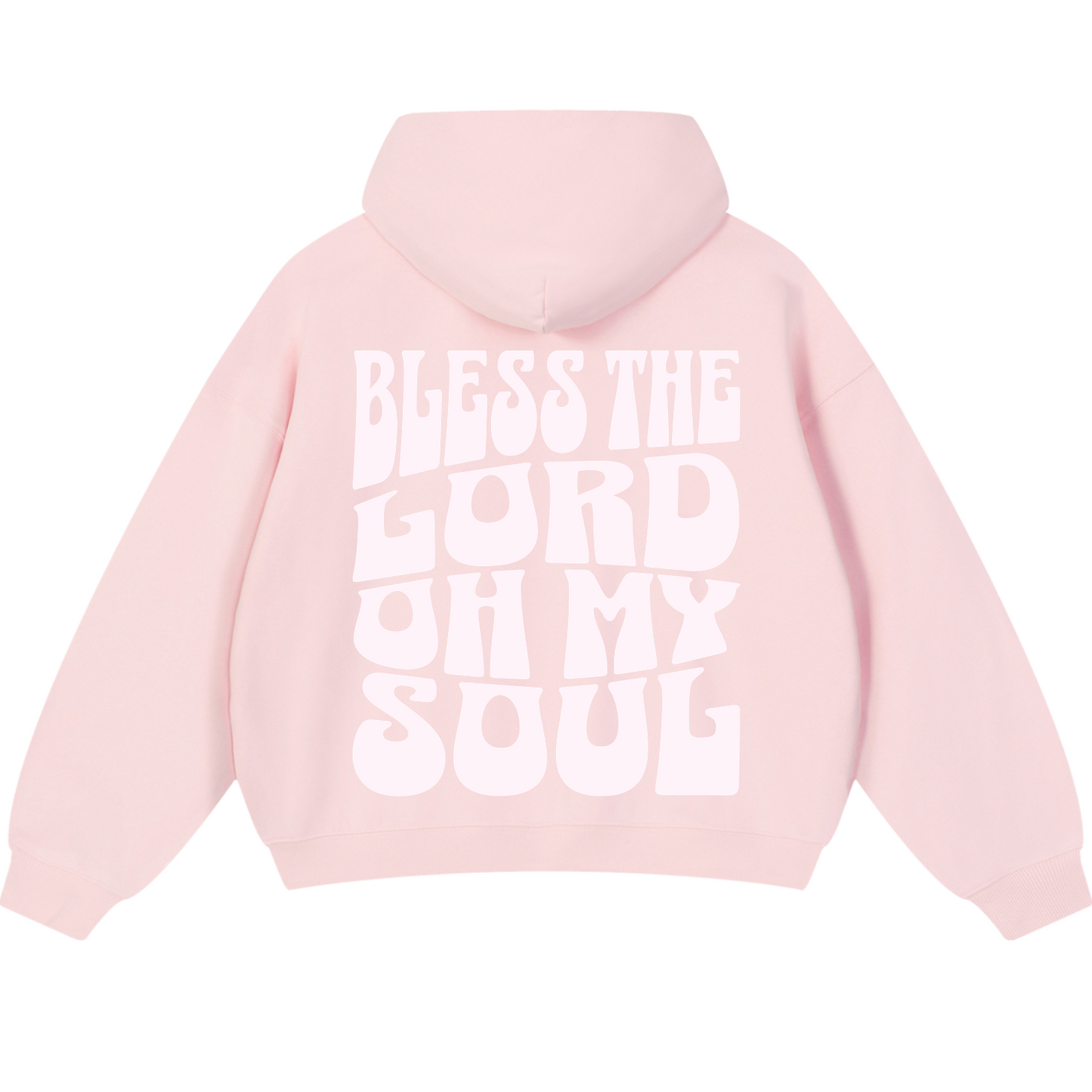 PSALM 103 PINK Boxy Drop-Shoulder Hoodie