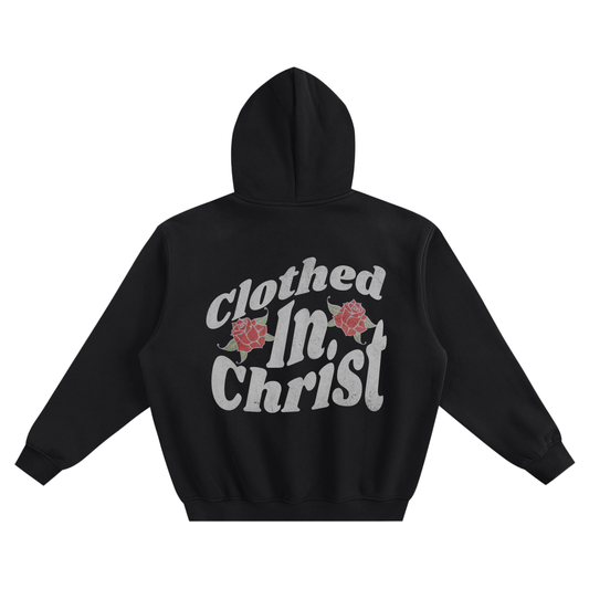 CLOTHED IN CHRIST Boxy Hoodie
