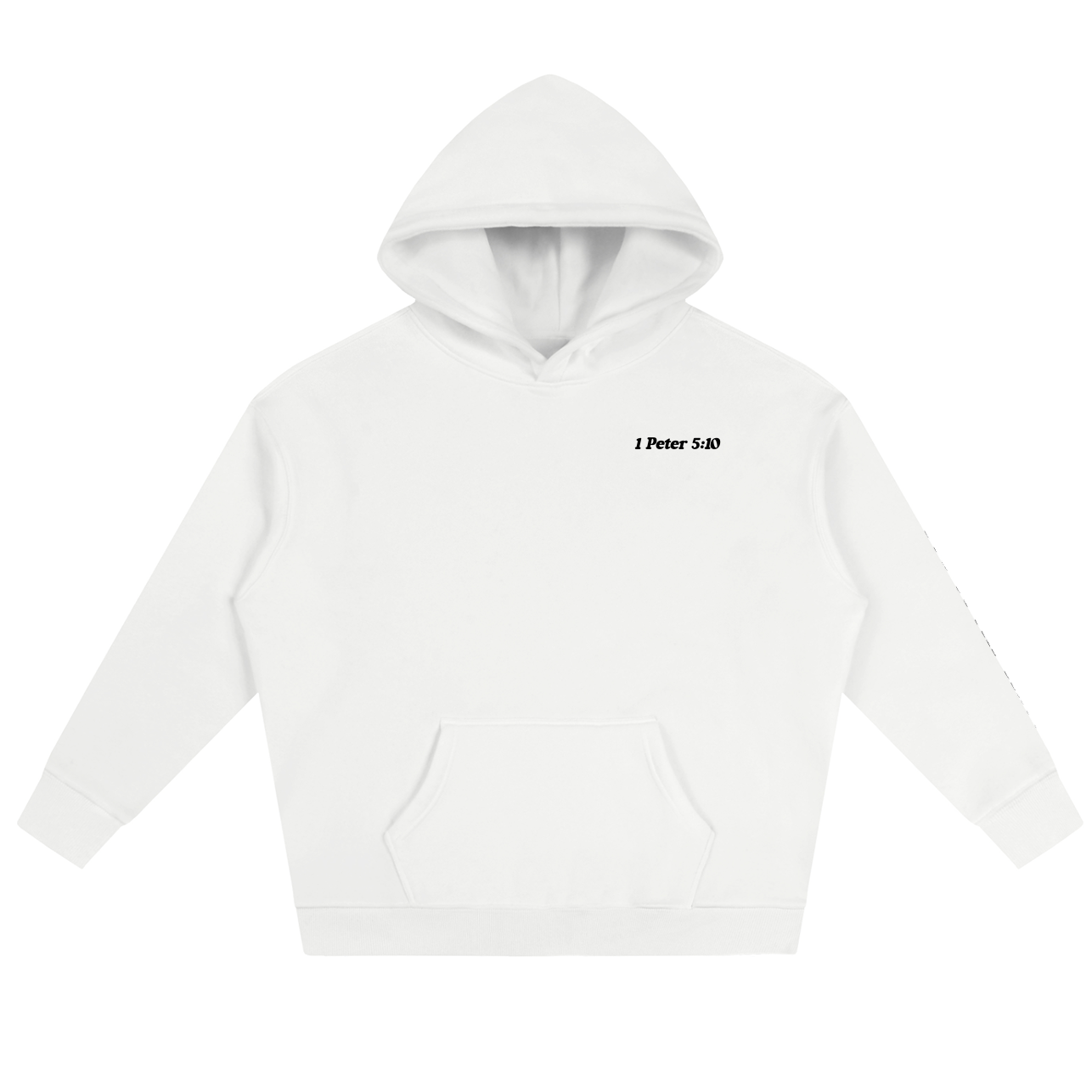 God of All Grace Sleeve Print Oversize Hoodie