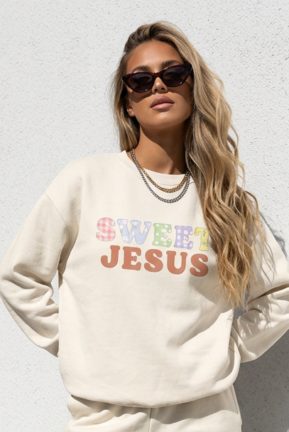 SWEET JESUS Crewneck Sweatshirt