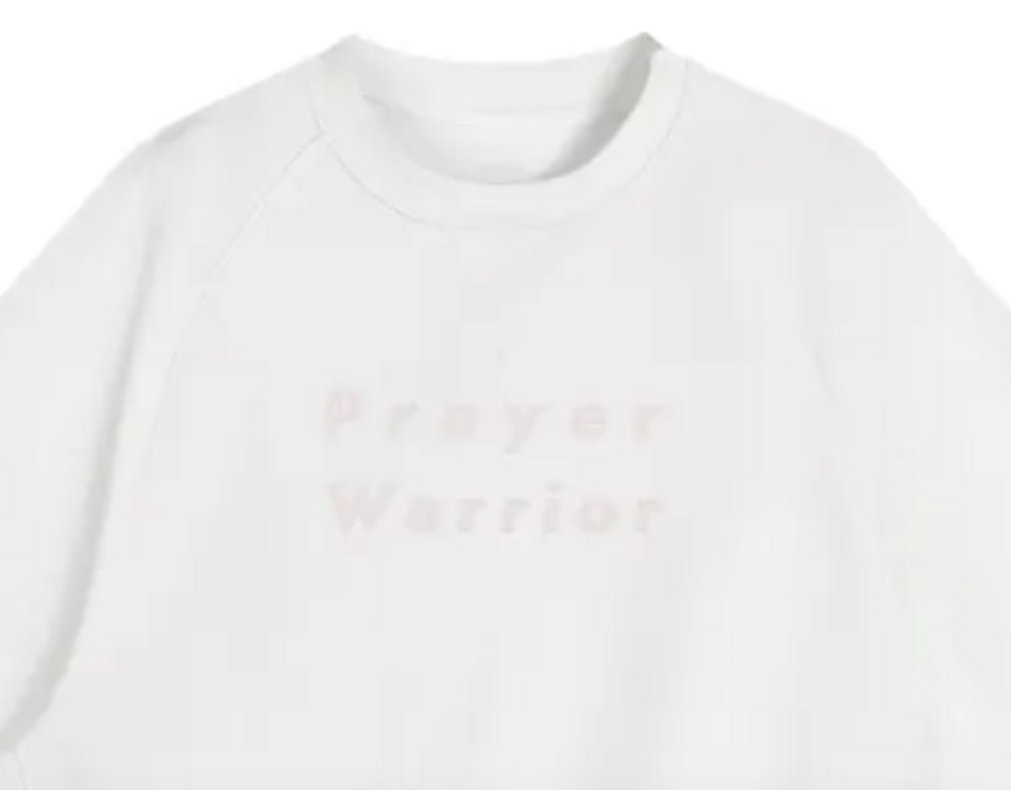 PRAYER WARRIOR Dolman Sleeve Boxy Sweatshirt