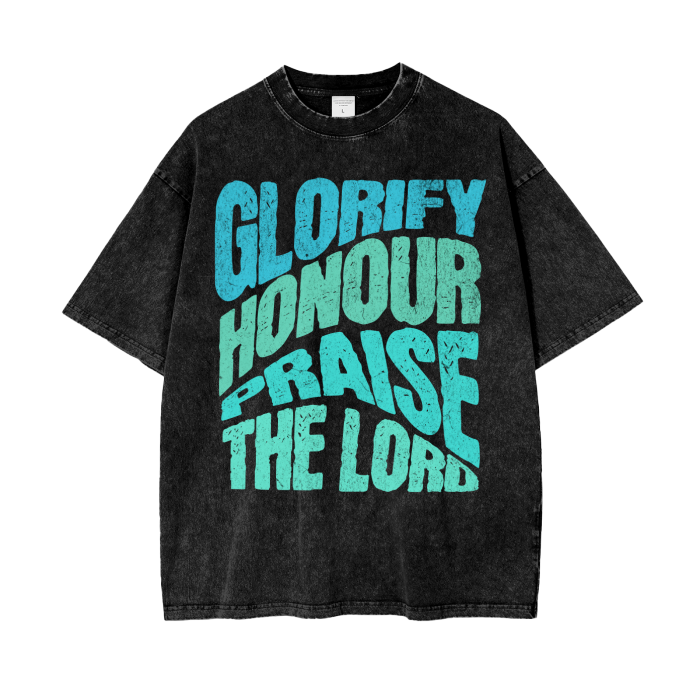 Glorify Acid Wash Oversize Tee