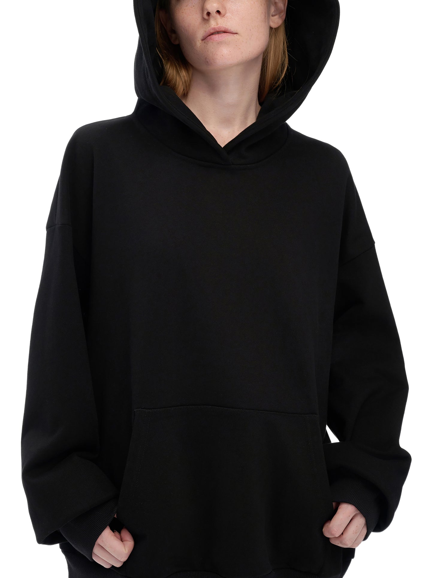 PSALM 103 BLACK Oversize Fleece Hoodie