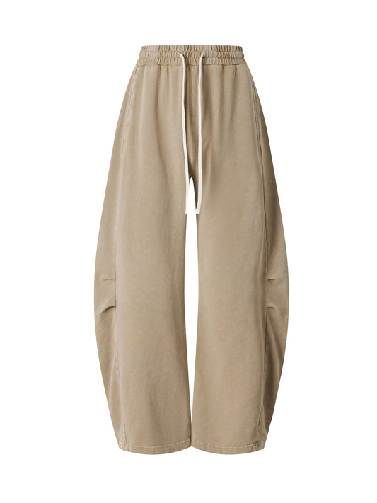 STYLE IT - Unisex Mineral Wash Barrel Leg Pants
